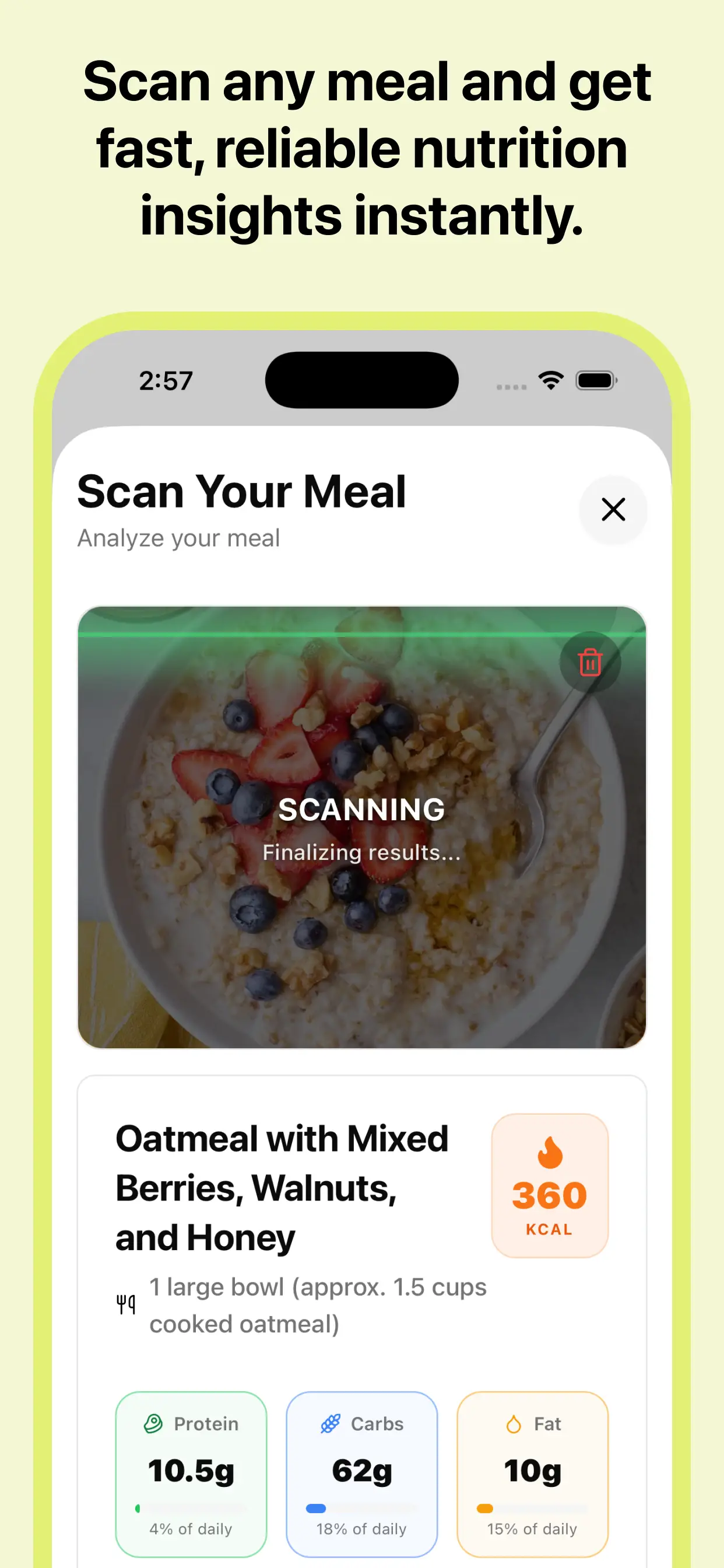 Real-time scanning